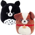 thumbnail image 1 of Peluches Squishmallows Cachorro 25 cm Paquete de 2 2025 Para Niños, 1 of 6