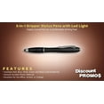 thumbnail image 2 of 10 Gripper Stylus Pens with LED Light Pack - Twist mechanism, Black Ink - Black, 2 of 5