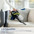 BISSELL PowerGlide Pet Slim Corded Vacuum, 3070, Black, Green