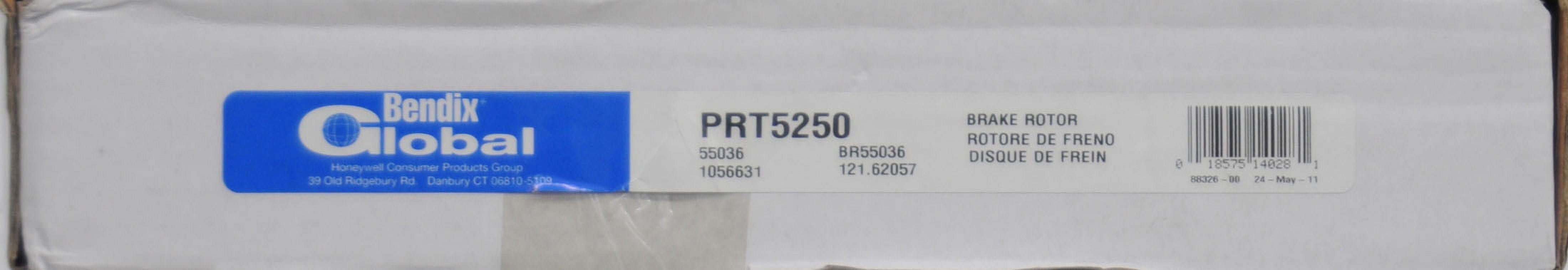 Bendix PRT5250 Premium Brake Rotor
