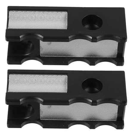 WEAVILUX Pool Stick Tip Repair Kit Black Multifunctional Design Easy Operation 2Sets