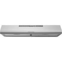 Midea  30 inch Under Cabinet Ducted/Ductless Convertible Range Hood, Stainless Steel, MVU30W6AST