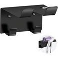 thumbnail image 1 of Hair Dryer Holder Hair Straightener Holder with Cable Tidy Hair Straightener Holder Storage Shelf Wall Mounted Hair Dryer Rack Hair Dryer Holder for Bathroom Bedroom, 1 of 5