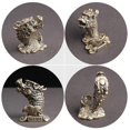 thumbnail image 3 of Retro Decor Brass Dragon-Fish Ornament for Table with Creative Gift, 3 of 4