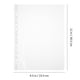 thumbnail image 4 of FELTECHELECTR 100 fundas para hojas de carpeta, protectores de hojas perforadas de carga superior, protectores de papel transparentes con 11 agujeros, 4 of 7
