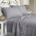 thumbnail image 1 of Beddora 4-Piece Queen Sheet Set – Deep Pocket, Easy Care, Wrinkle-Resistant, Breathable – Queen Sheet Set – Grey, 1 of 3