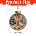 thumbnail image 3 of Light‑Up Christmas Mini Scene Ornament, Angel Acrylic Hanging Pendant, Glowing Festive Tree Decoration For Holiday Home Xmas Party Decor, 3 of 6
