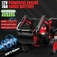 thumbnail image 3 of Towallmark 12V Kids 3 in 1 Ride on Excavator & Tractor with Detachable Trailer, Kids Electric Vehicles with LED Lights, Music, Remote Control, Digger, Ride on Car Toy for Boys Girls, 3 of 7