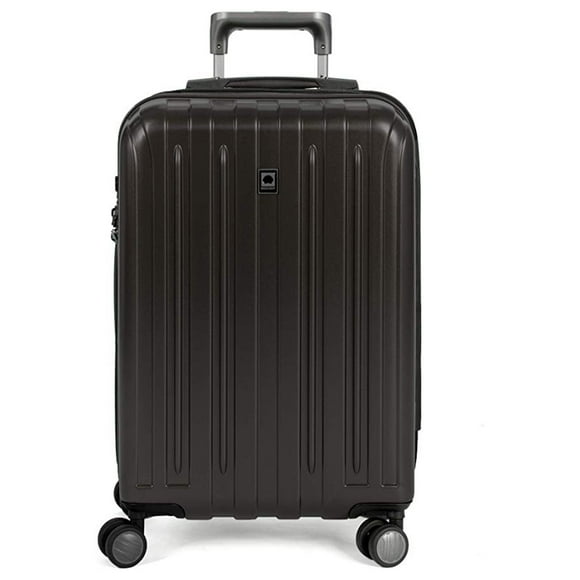 DELSEY Paris Titanium Expandable CarryOn Spinner Rolling Luggage Suitcase, Black
