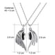 thumbnail image 3 of Collares para Parejas MADIOLA Parejas Colgante alas de angel y demonio, 3 of 6