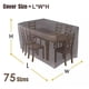 thumbnail image 3 of 75 tamaños impermeable al aire libre Patio jardín muebles cubiertas lluvia nieve silla cubiertas, 3 of 3