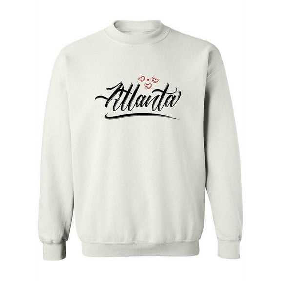 Atlanta Brushstroke Style Sweatshirt Women -Image by Shutterstock, Female XX-Large