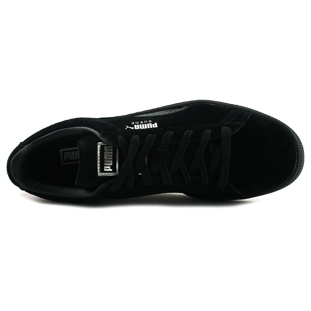 PUMA Men's Suede Classic Mono Reptile Fashion Sneaker, Black, 4 D(M) US (Puma Black-puma Silv, 12 D(M) US) - image 3 of 5