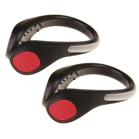 

Omeite 2pcs LED Shoe Clip Lights Safety Night Running Gear Useful Night Running Lamp for Runners Joggers Bikers Walkers (Red Light)