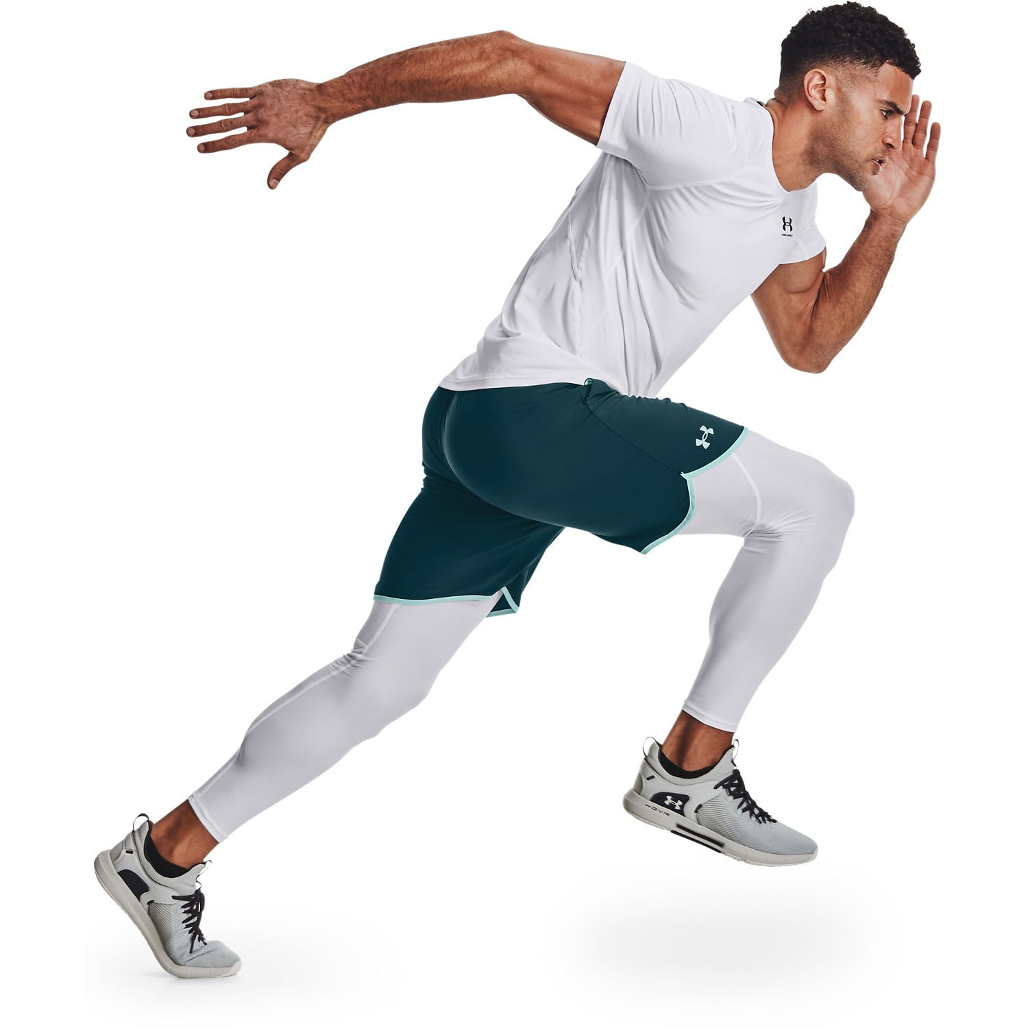 UNDER ARMOUR スポーツウエア  LG Under Armour 1361586-100-LG HeatGear Armour Mens White Size