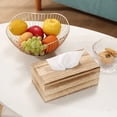 thumbnail image 4 of Household Wooden Tissue Box Pumping Box Napkin Box Wood Wet Tissue Holder Dispenser Home Napkin Organizer Storage Boxs, 4 of 7