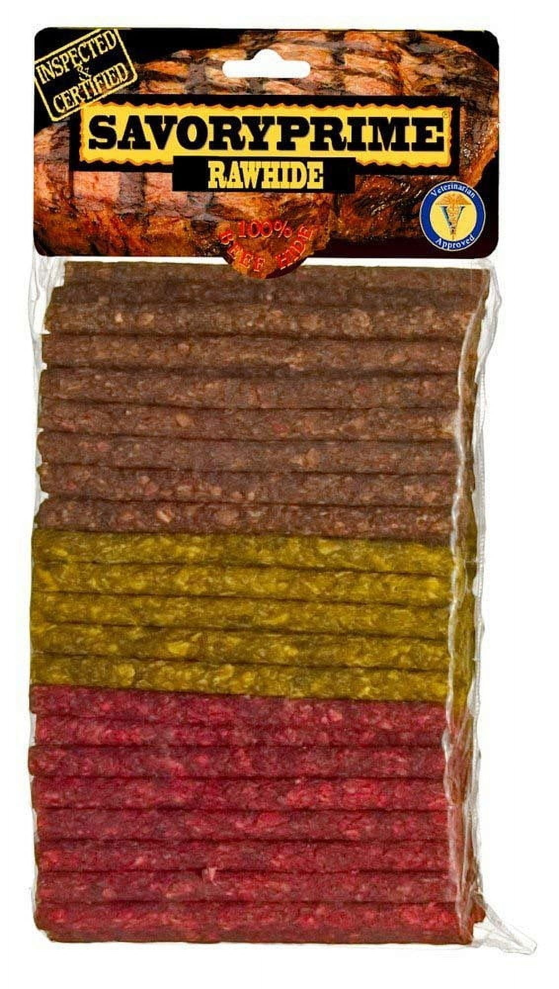 Savory Prime 5" Munchie Sticks Dog Chews, Beef & Chicken, 100 Count