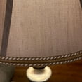 thumbnail image 6 of TOOTOO STAR 7" x 15" x 10.5" Fabric Lamp Shade, Royal Style Spider Lampshade, Home Decor Brown Bell Lampshade for Floor Lamp Table Lamp, 6 of 7