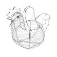 thumbnail image 2 of Silicone Food Storage Bags,Kitchen Organization Chicken Egg Holder Chicken Shaped Rack Decorative Wire Basket Wire Egg Basket Ruit Snack Basket For Kitchen Or Living Room Organization And Storage, 2 of 9