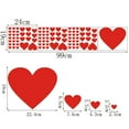 thumbnail image 2 of 90pcs Red Love Heart Wall Stickers - Window Cling Decorative Heart Decals for Valentine's Day, Wedding, Anniversary & Bedroom Wall Window Decor, 2 of 7