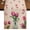 Brown, variant on Pink Tulips Burlap Cotton Table Runner 13x36 Inches Short, Vintage Floral Gray Wooden Spring Flowers Farmhouse Table Runners, Outdoor Dining Table Decor for Baby Shower/Party/Wedding
