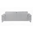 thumbnail image 5 of Top Grain Italian Leather Sofa with 3-layer Foam & Stainless Legs, 5 of 11