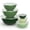 Green Ombre, variant on TINANA Plastic Mixing Bowls with Lids Set, 12 Piece Green Ombre Mixing Bowl Set for Kitchen, Nesting Bowls with Lids Set, 6 Prep Bowls and 6 Lids, Diswasher and Freezer Safe