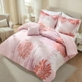 thumbnail image 5 of Regency Heights King Size Comforter Set, 5-Piece Floral Bedding Set for All Season, Pink Comforter Set King with Bed Skirt, 5 of 10