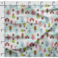 thumbnail image 2 of Soimoi Insect Printed, Cotton Fleece, Fabric by The Yard Sewing DIY Stretch Fabric 56 Inches Wide, WarmFabric for Hats, Coats, Gloves, Blankets, Multicolor, 2 of 5