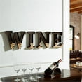 thumbnail image 1 of Danya B. HG10196 Metal Wall Mount Wine Letters Cork Holder - Brown, 1 of 2