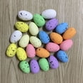 thumbnail image 4 of 200pcs Colorful Miniature Easter Eggs Bulk Decorative Foam Easter Eggs Stuffer, 4 of 8