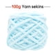 thumbnail image 2 of Advancent Hilo de tejer de 100g, bufandas de hilo para tejer a mano, gorro, gorro, hilos de ganchillo tejidos a mano, accesorio de costura para Artesanía No.04 Advancent HA009091-04, 2 of 6