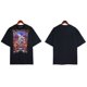 thumbnail image 2 of 2023 Nuevo producto Recomendación PA Jungle Skull Bear Print Manga corta High Street suelta casual europea y americana camiseta veranoNegro, 2 of 5