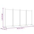 thumbnail image 4 of vidaXL 4-Panel Room Divider Anthracite 346x180 cm Fabric, 4 of 5