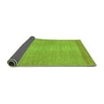 thumbnail image 2 of Ahgly Company Indoor Round Abstract Green Modern Area Rugs, 3' Round, 2 of 4