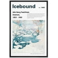 thumbnail image 2 of IDEA4WALL Framed Canvas Art Wall Decor Icebound Master Aritst John Henry Twachtman Oil Painting Impressionism Contemporary for Dorm Home Office - 24"x36", 2 of 4