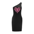 thumbnail image 1 of Vestido casual transpirable clásico de verano con hombros descubiertos para mujer para viajar M, 1 of 7