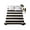 Charcoal, Cream, variant on Full Flat Sheet 81"x96", Oatmeal Tan Striped Soft Lightweight Bedding Flat Sheets Only, Farmhouse Country Minimalist Stripes Brushed Microfiber Top Bed Sheet, Breathable StainResistant Bedsheets