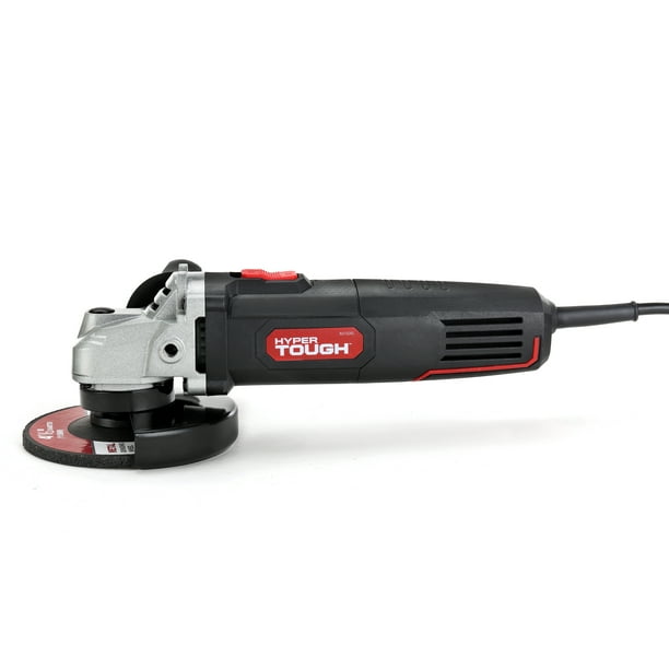 Hyper Tough 6 Amp Corded Angle Grinder with Handle