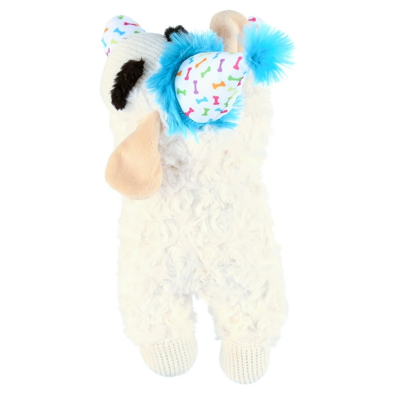 Multipet Lamb Chop with Birthday Hat Dog Toy, Assorted Colors