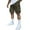 Army Green, variant on Men's Casual Cargo Shorts, American Style 5-Pocket Design, Versatile Work Shorts for Daily Outdoor and Hiking Navy 3XL