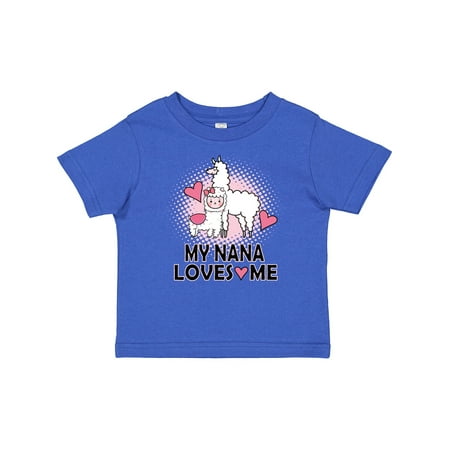 

Inktastic My Nana Loves Me Outfit Girls Gift Baby Girl T-Shirt