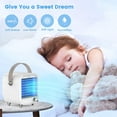 thumbnail image 7 of XUANYI Portable AC, Mini Portable Chill Well AC for Bedroom  Office Car Camping, Small Personal Air Conditioner Cooler Evaporative Air Cooler USB Power LED Light Low Noise, 7 of 7