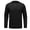 Black, variant on AZoiNM Men's Long Sleeve Henley Shirt Waffle Knit Regular Fit Casual Pullover Tee Soft Lightweight Button Front Top for Fall Winter Spring