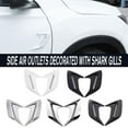 thumbnail image 2 of 3D Car Side Vent Sticker Sticker Shark Gills Side Vent Car Side Vent, 2 of 8