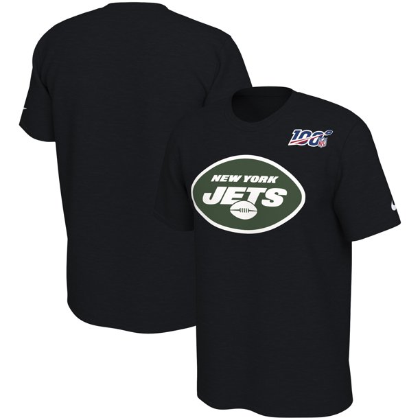 New York Jets Nike Primary Logo Legend NFL 100 Performance TShirt Black