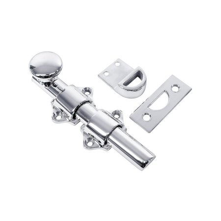 - Deltana DDB425U26 4 in. Heavy Duty Dutch Door Bolt, Bright Chrome - Solid