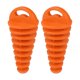 thumbnail image 1 of Tapones de Tubo de Escape Unique Bargains 2uds Motocicleta Universal Caucho Naranja 15-38mm, 1 of 1