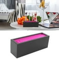 thumbnail image 4 of Cosmetic Holder, Bouncy Silicone Makeup Case Large Capacity  For School For Home Black+Rose Red, 4 of 8