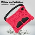 thumbnail image 2 of Kids Case For iPad Pro 11 2022/2021/2020/2018 – Soft TPU Military Grade Shockproof Boxing Design Kickstand Cover with Portable Handle & Shoulder Strap - Red, 2 of 8
